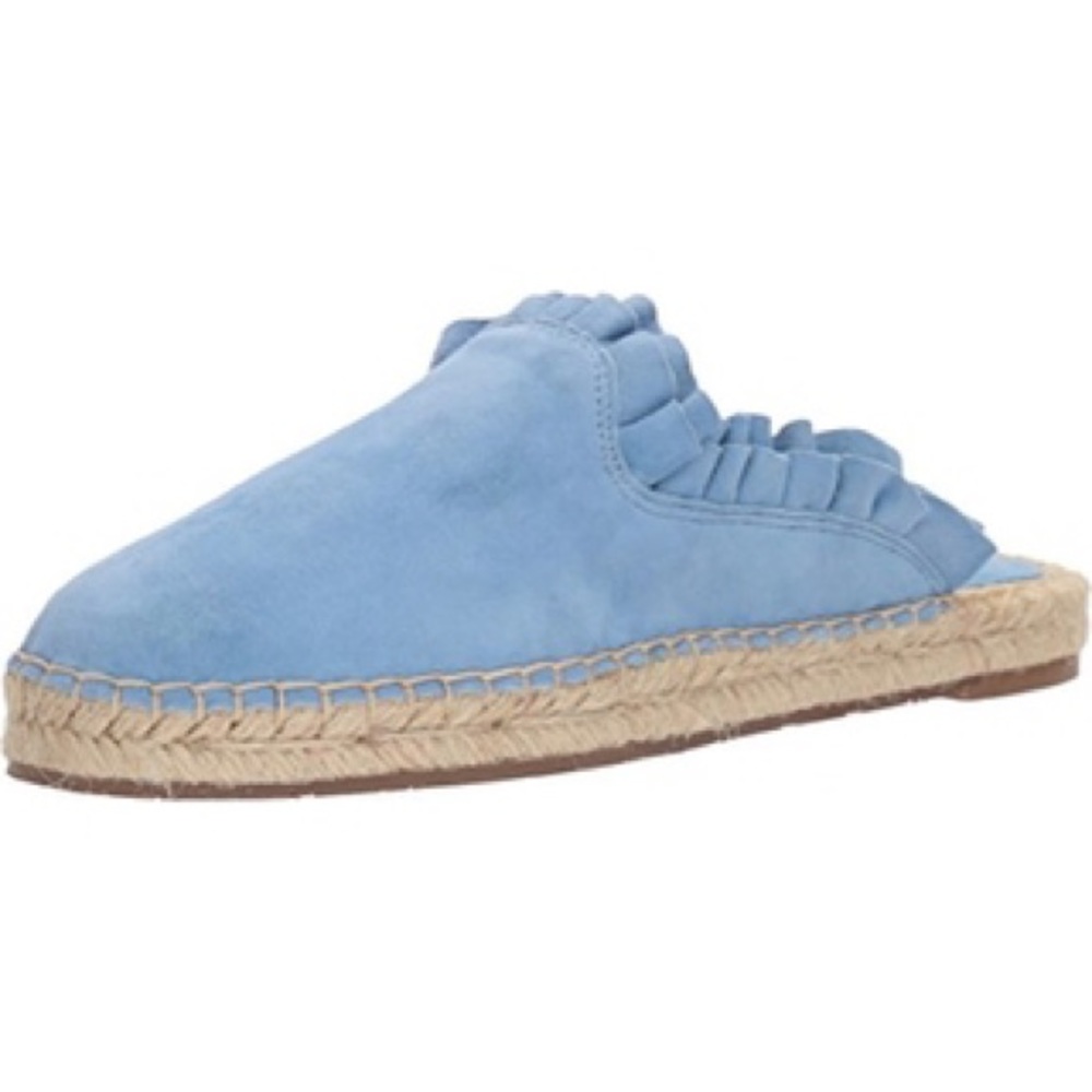 kate spade Light Blue Suede Espadrille Mule